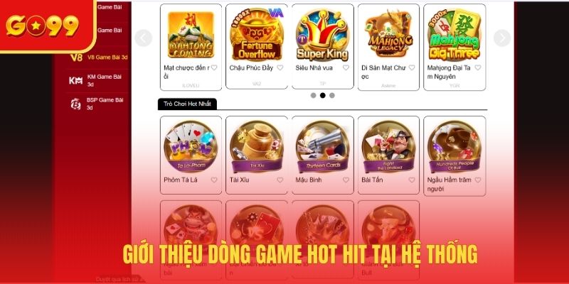 Game Bài Đổi Thưởng Go99 - Thử Sức Với Nhiều Tựa Game Hot