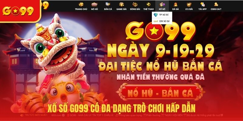 Xổ Số GO99 - Thiên Đường Game May Rủi, Kiếm Tiền Khủng