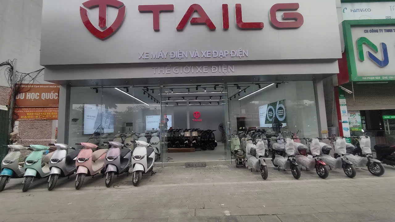 Xe Đạp Điện Tailg JY34 - Dùng 4 Bình 13Ah 60km/1 Lần Sạc - Xe điện Vivu