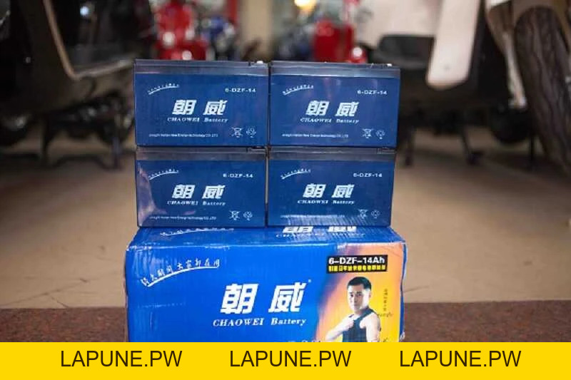 Bộ 4 Bình ẮcQuy Xe Điện 12Ah Thay tại nhà miễn phí 100% - Xe điện Vivu