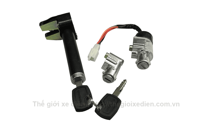 Ổ khóa xe đạp đện Giant M133 chính hãng (3 ổ) - Xe điện Vivu