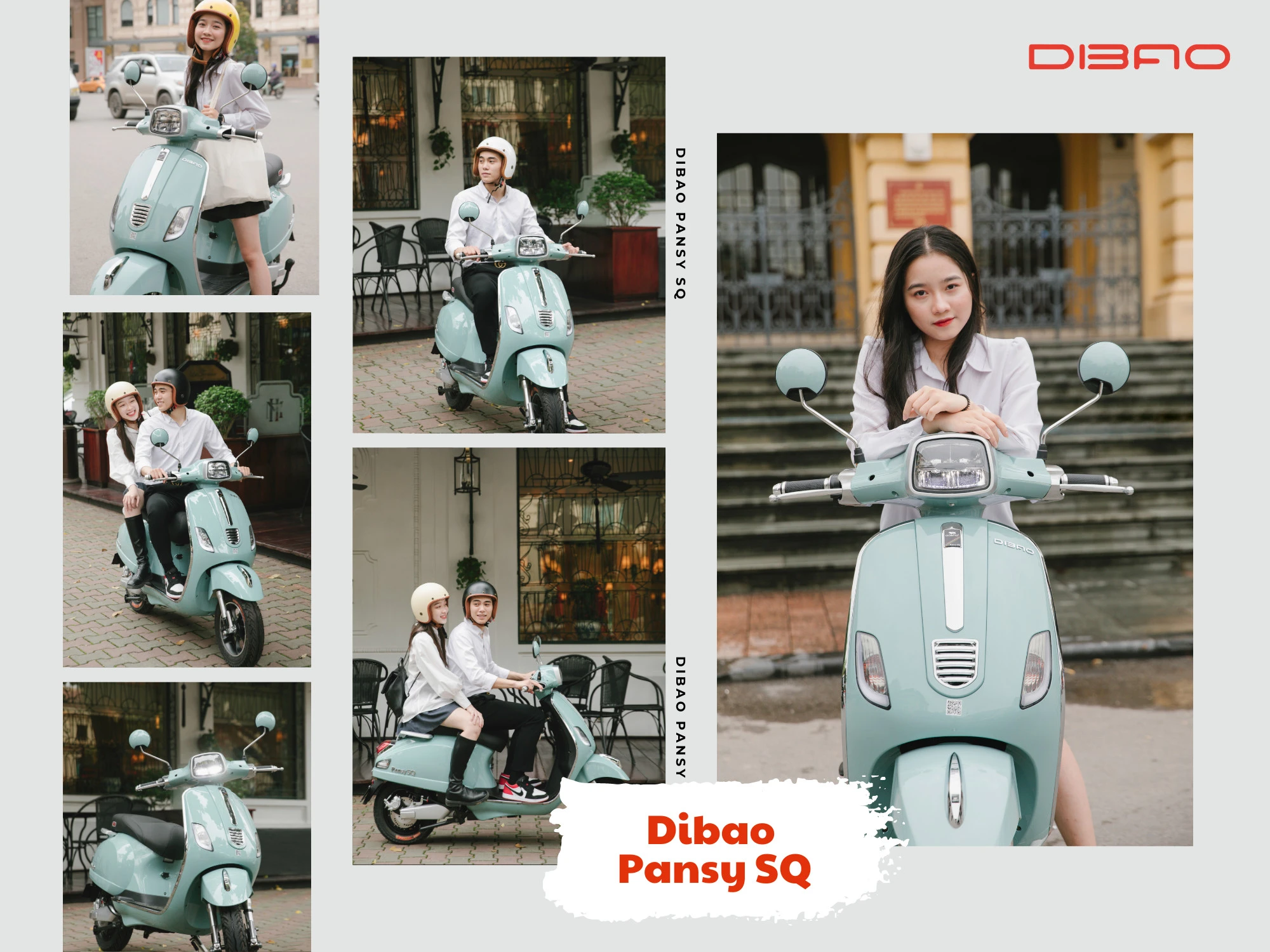 Xe Máy Điện Dibao Pansy SQ2 Bản Đặc Biệt - Xe điện Vivu