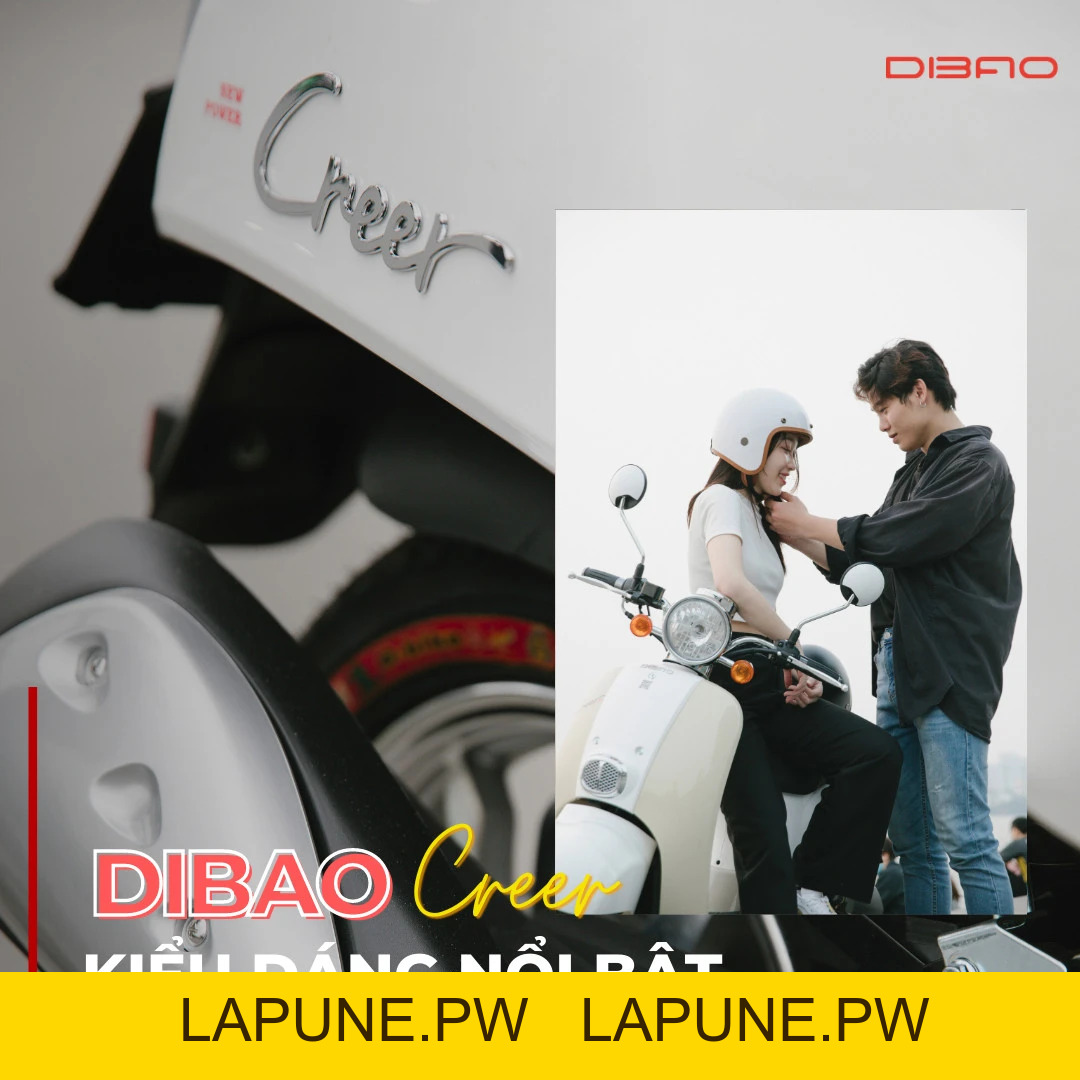 Xe Ga 50cc Dibao Creer Phanh Đĩa Chất Lượng Cao - Xe điện Vivu