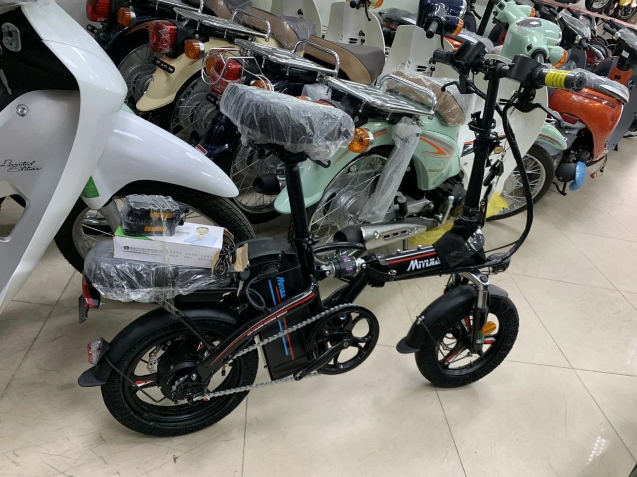 Xe Đạp Điện Gấp MiYiJiA Pin Litium 48V chạy 50km - Xe điện Vivu