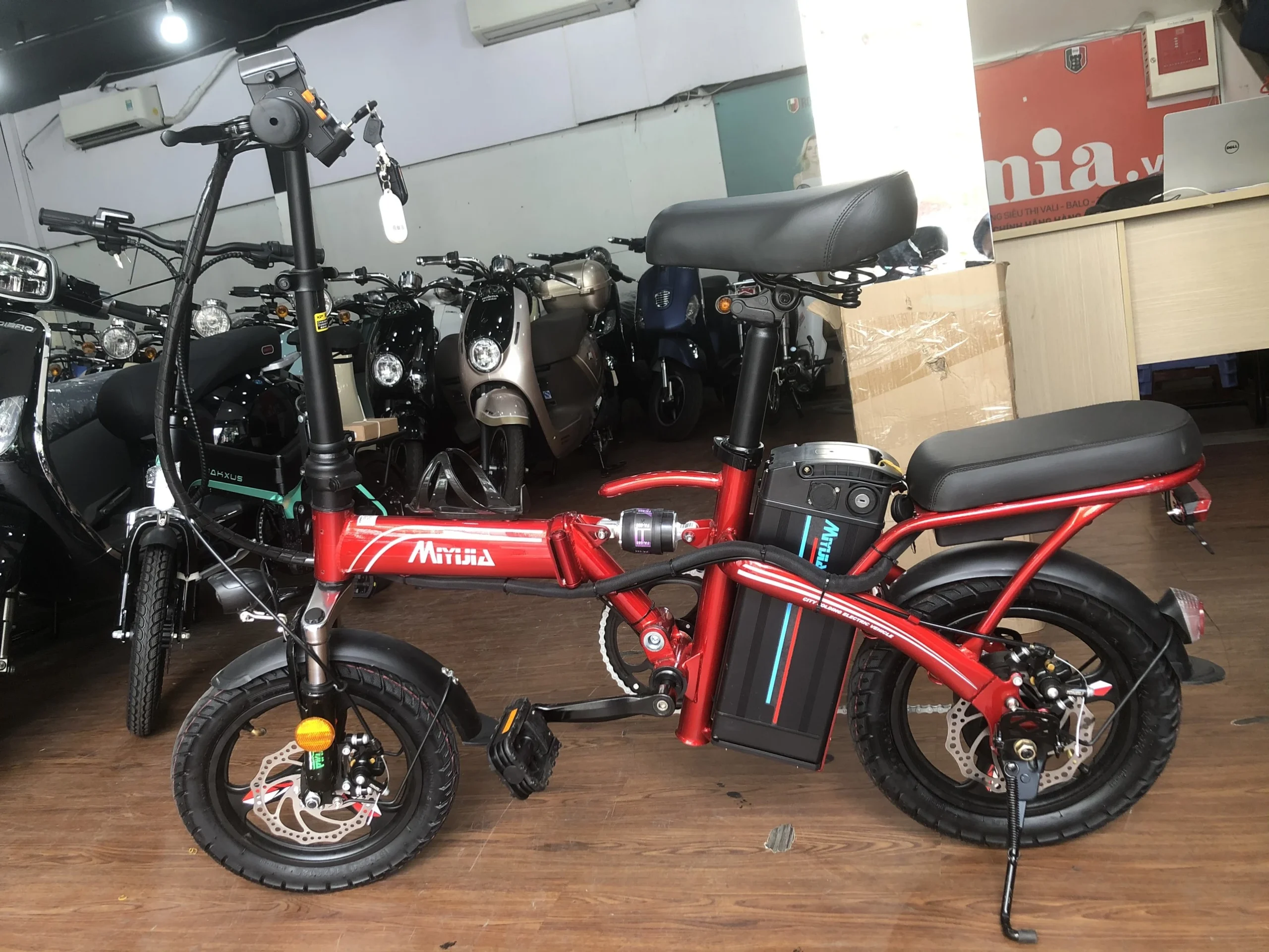 Xe Đạp Điện Gấp MiYiJiA Pin Litium 48V chạy 50km - Xe điện Vivu
