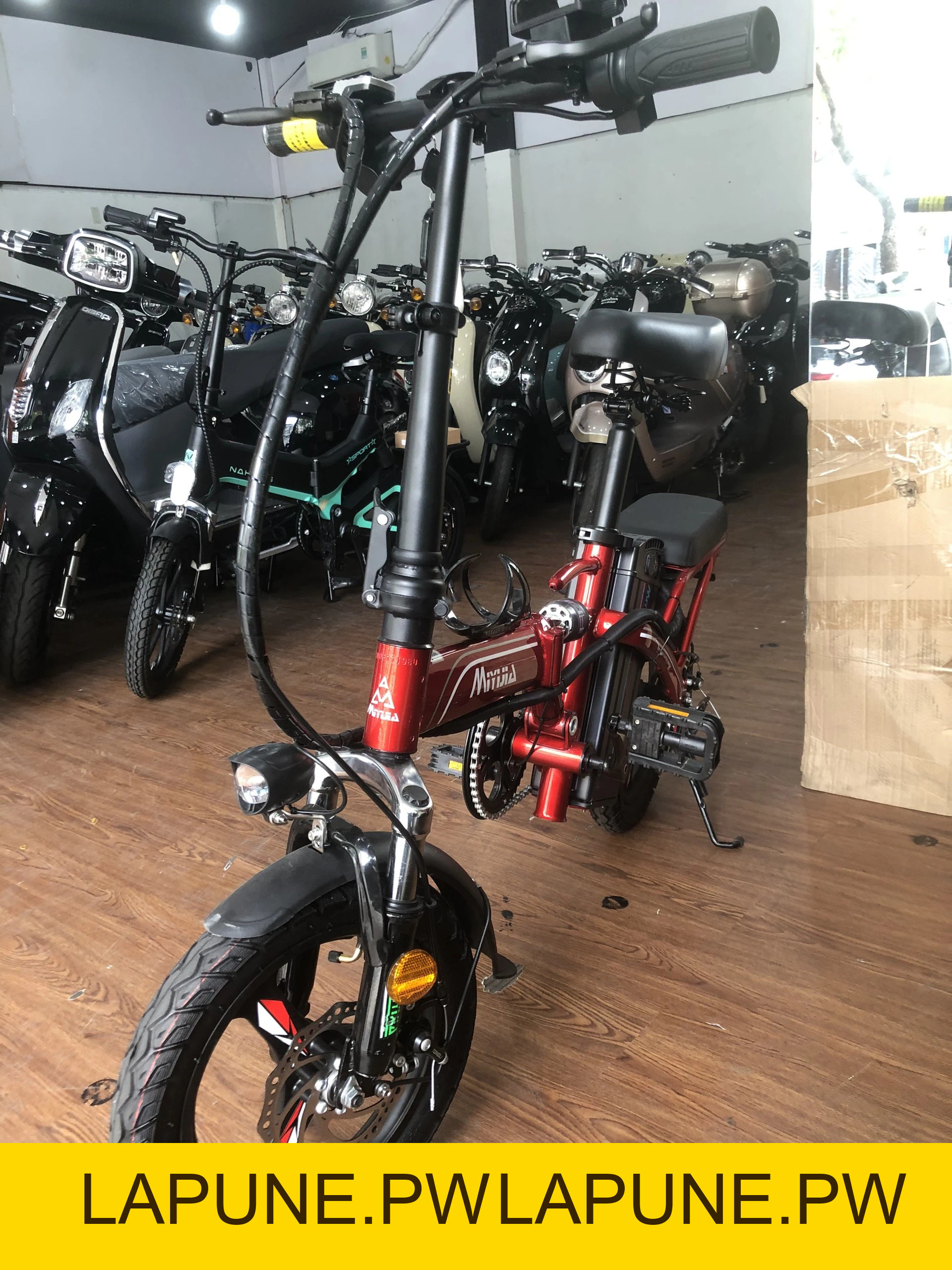 Xe Đạp Điện Gấp MiYiJiA Pin Litium 48V chạy 50km - Xe điện Vivu