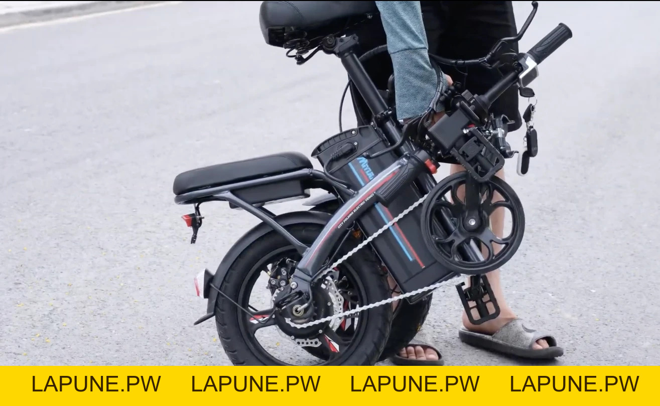 Xe Đạp Điện Gấp MiYiJiA Pin Litium 48V chạy 50km - Xe điện Vivu