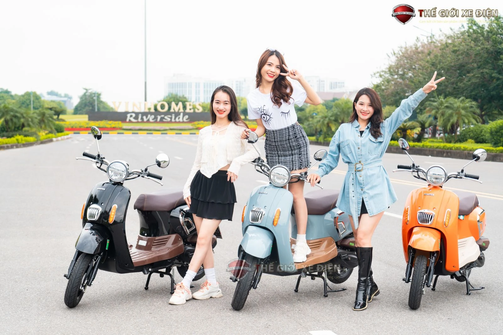 Xe Ga 50cc Crea HSV3 Hyosung Chất Lượng Cao - Xe điện Vivu