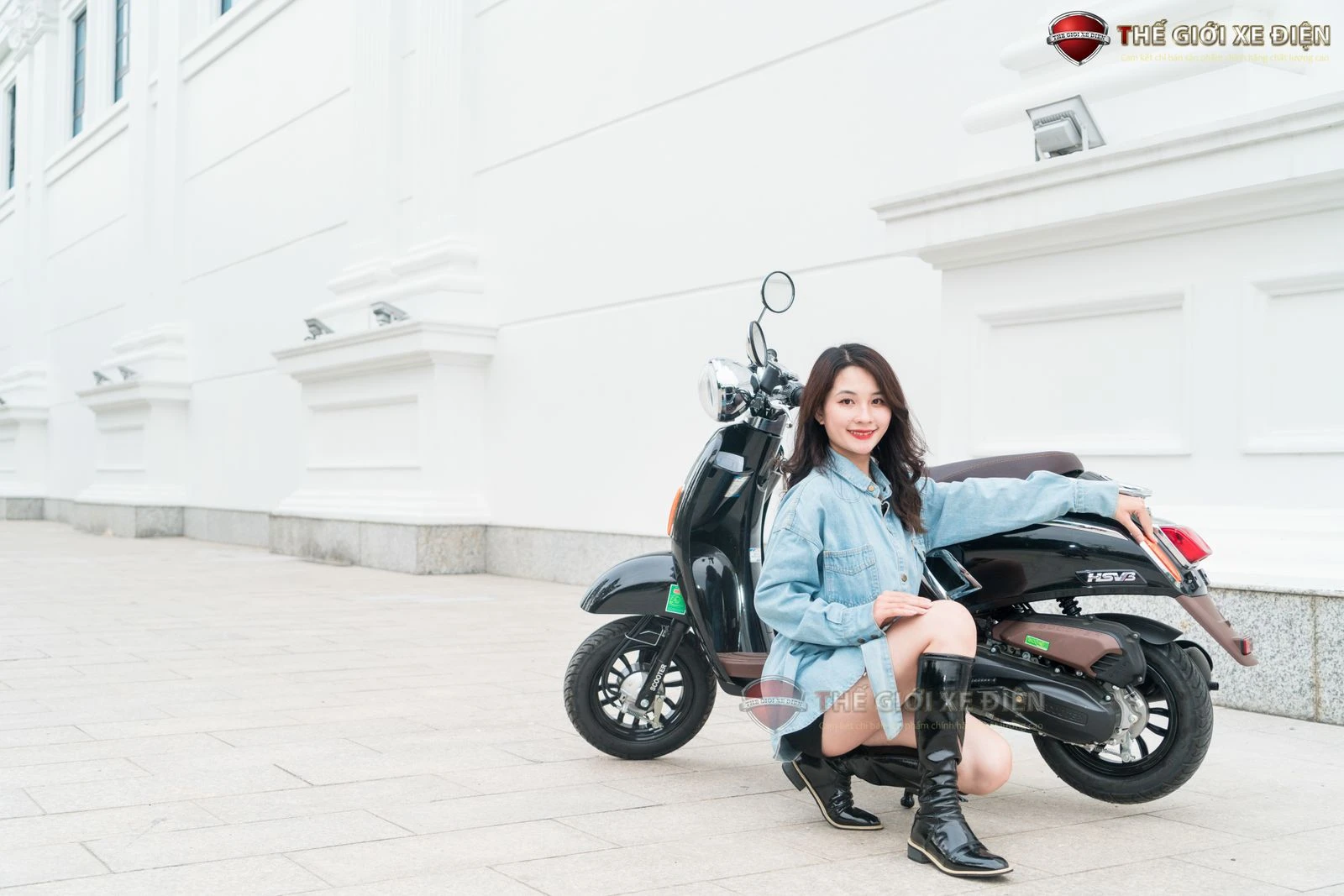 Xe Ga 50cc Crea HSV3 Hyosung Chất Lượng Cao - Xe điện Vivu