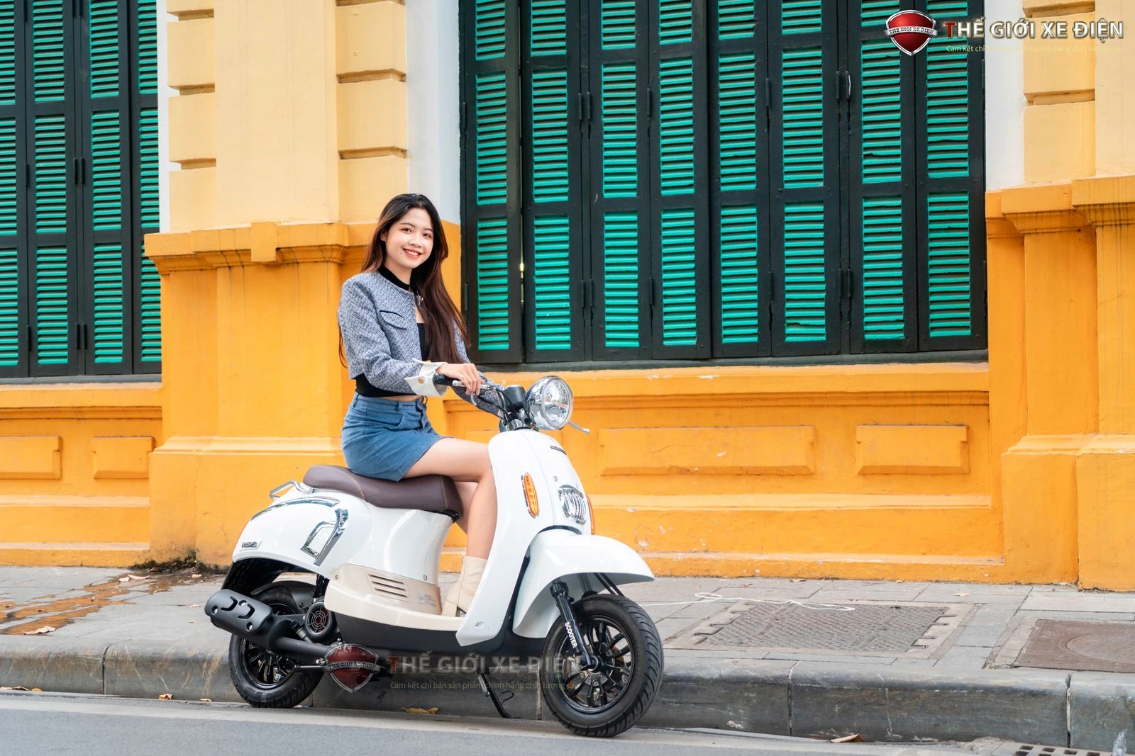 Xe Ga 50cc Crea HSV3 Hyosung Chất Lượng Cao - Xe điện Vivu
