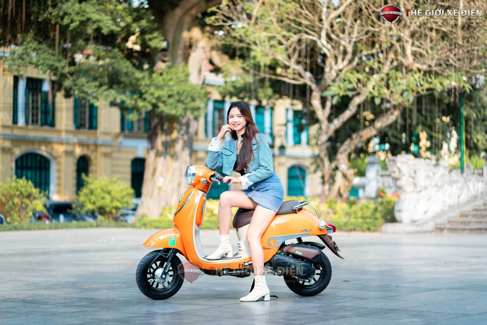 Xe Ga 50cc Giorno HSV2 Hyosung Chất Lượng Cao - Xe điện Vivu