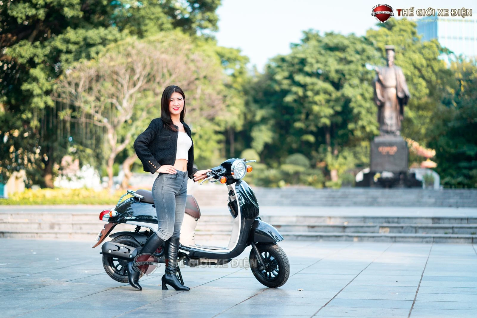 Xe Ga 50cc Giorno HSV2 Hyosung Chất Lượng Cao - Xe điện Vivu