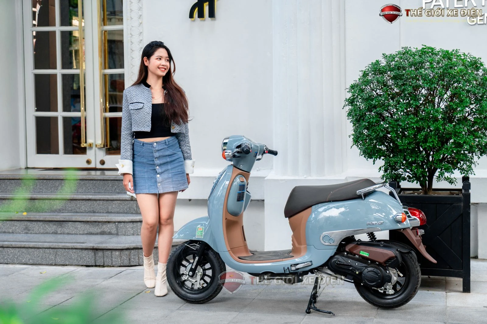 Xe Ga 50cc Giorno HSV2 Hyosung Chất Lượng Cao - Xe điện Vivu