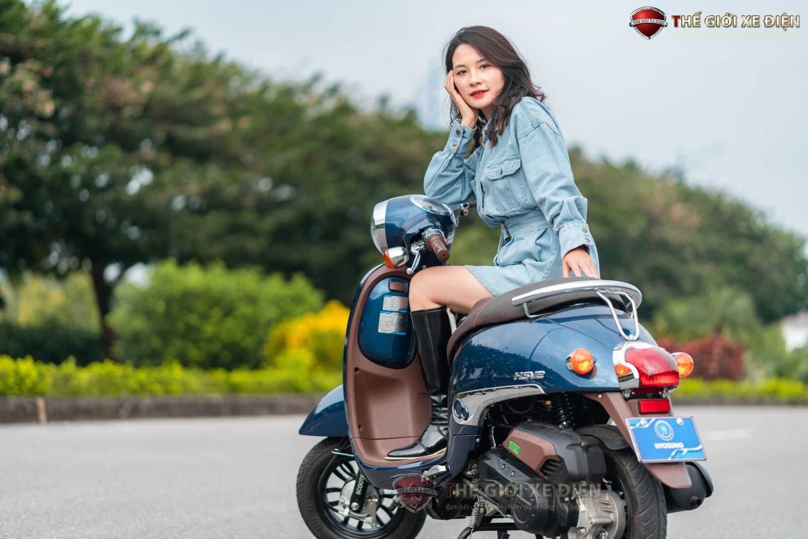 Xe Ga 50cc Giorno HSV2 Hyosung Chất Lượng Cao - Xe điện Vivu