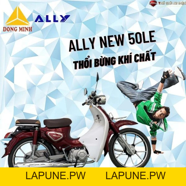 Xe Máy 50cc Cub New Vigor Ally Vành Đúc - Xe điện Vivu
