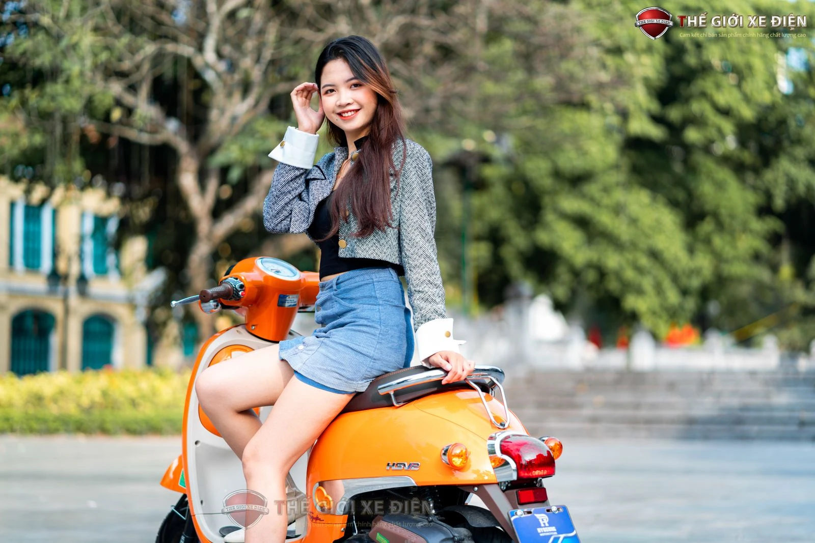 Xe Ga 50cc Giorno HSV2 Hyosung Chất Lượng Cao - Xe điện Vivu