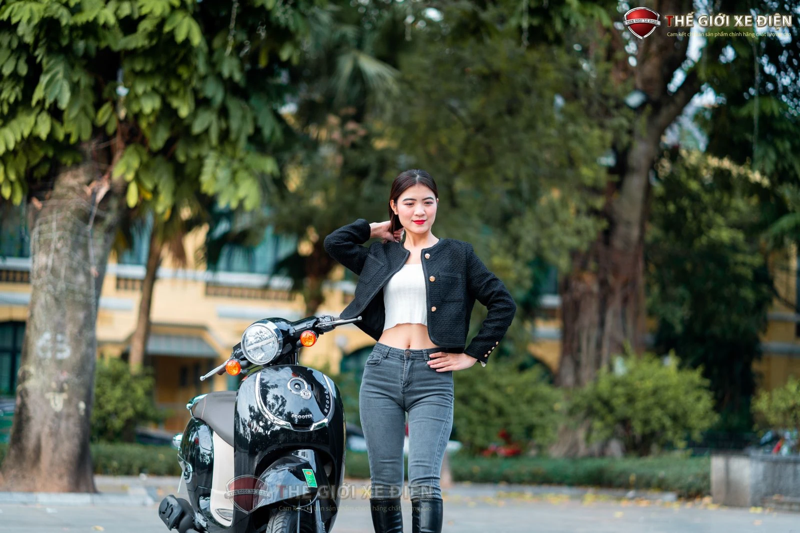 Xe Ga 50cc Giorno HSV2 Hyosung Chất Lượng Cao - Xe điện Vivu