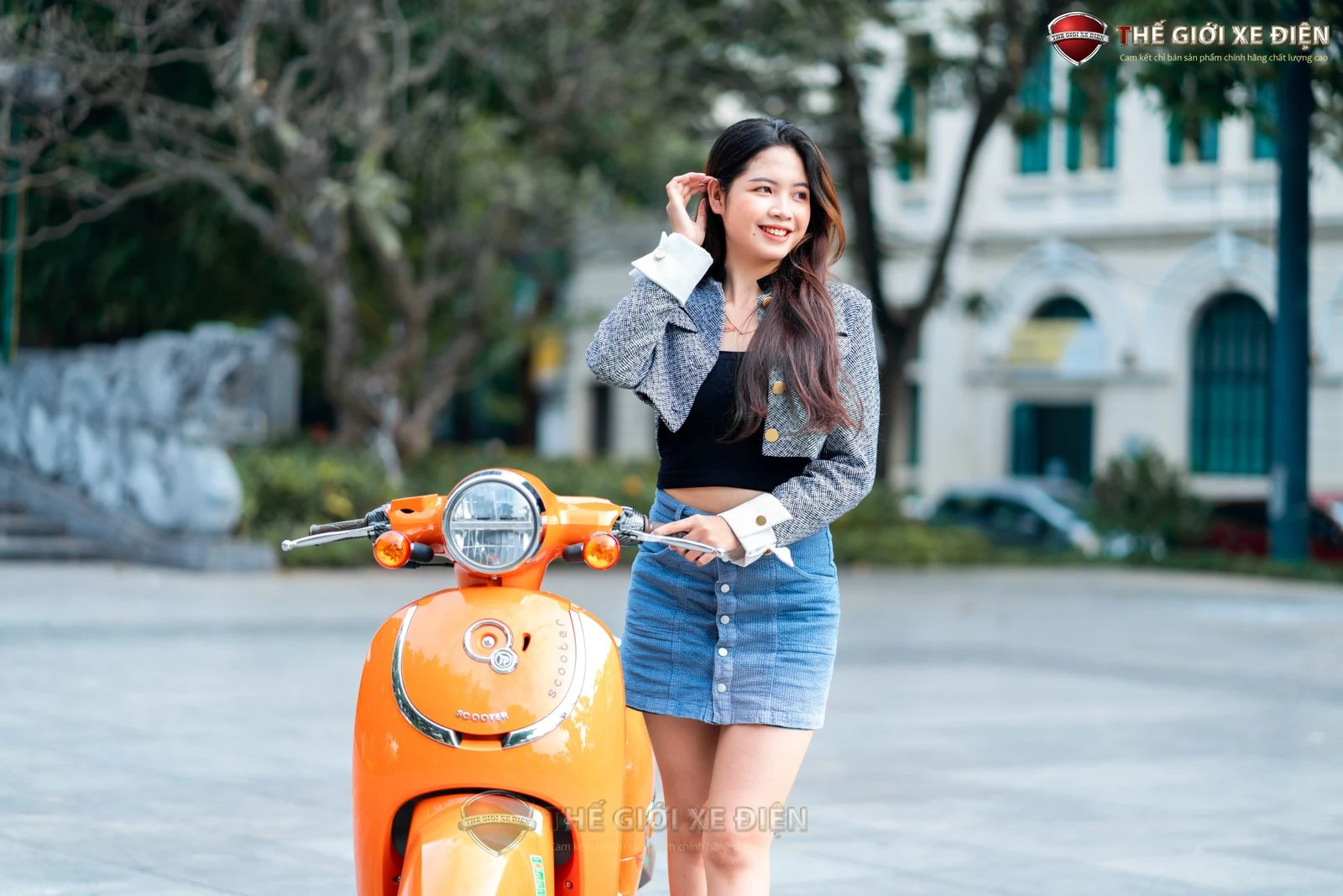 Xe Ga 50cc Giorno HSV2 Hyosung Chất Lượng Cao - Xe điện Vivu