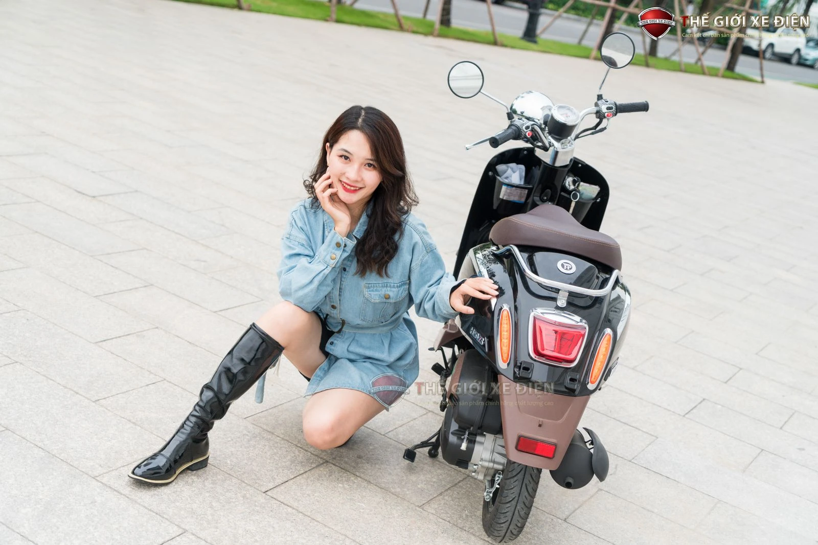 Xe Ga 50cc Crea HSV3 Hyosung Chất Lượng Cao - Xe điện Vivu