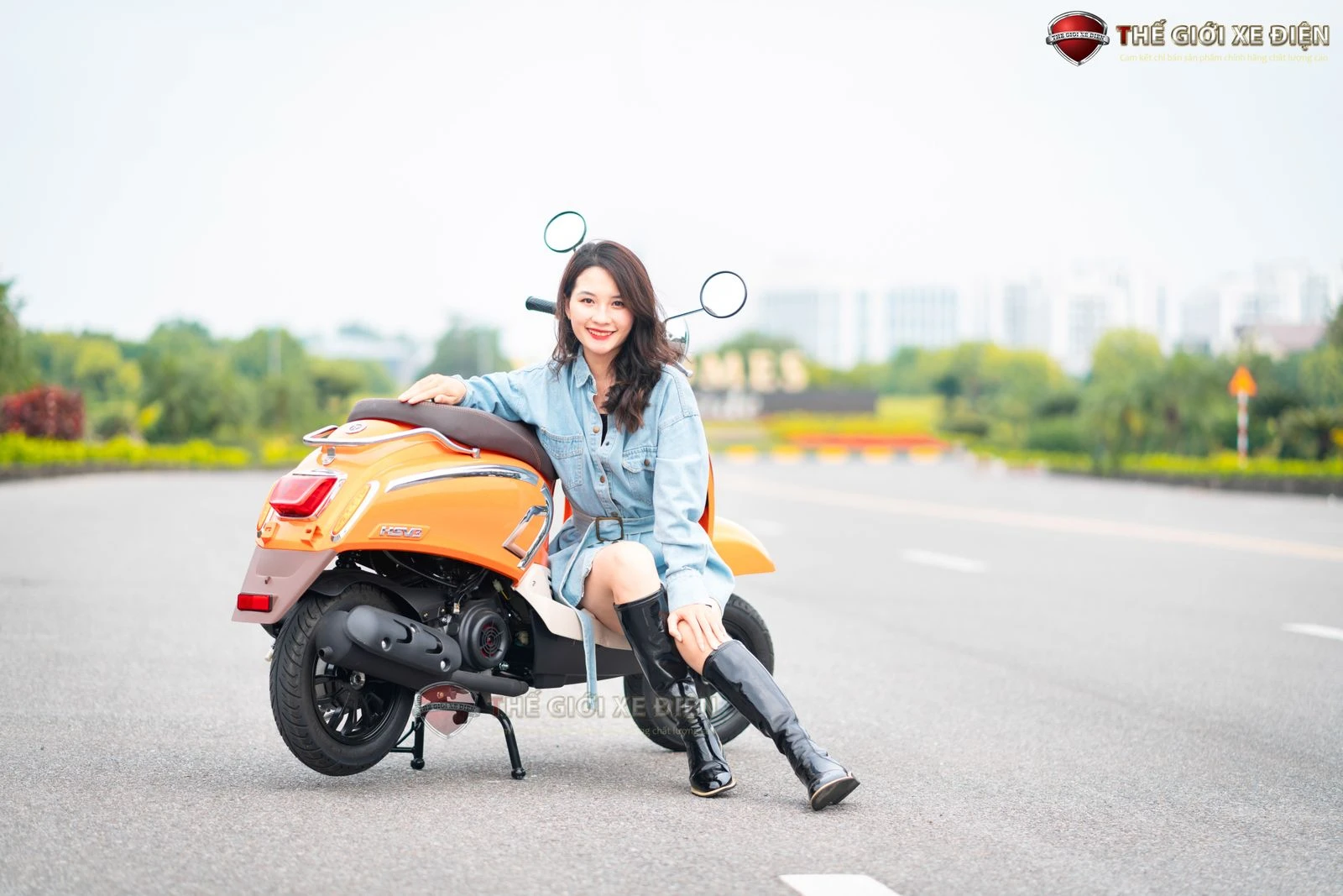 Xe Ga 50cc Crea HSV3 Hyosung Chất Lượng Cao - Xe điện Vivu