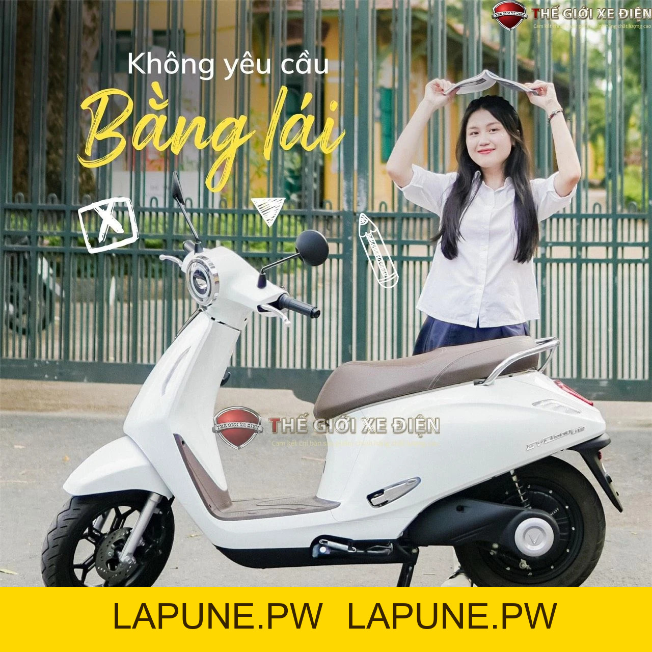 Xe Máy Điện VinFast Evo 200 Lite Kèm Pin - Xe điện Vivu