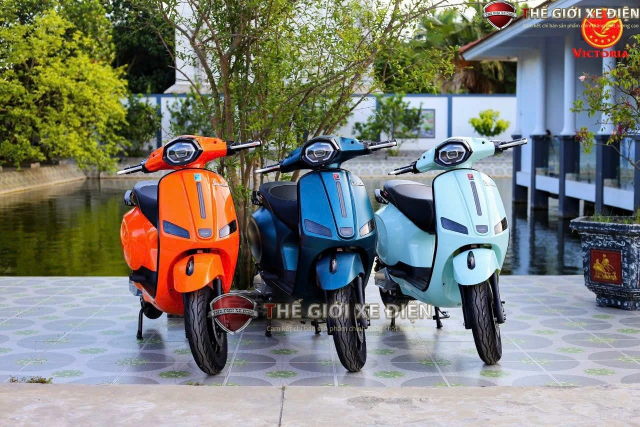 Xe Máy Điện Victoria V38 Việt Nhật Thế Hệ Mới - Xe điện Vivu