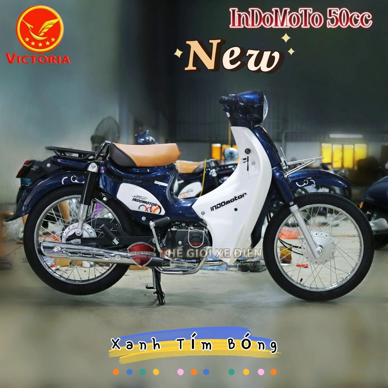 Xe Máy 50cc Cub Indo Victoria - Xe điện Vivu