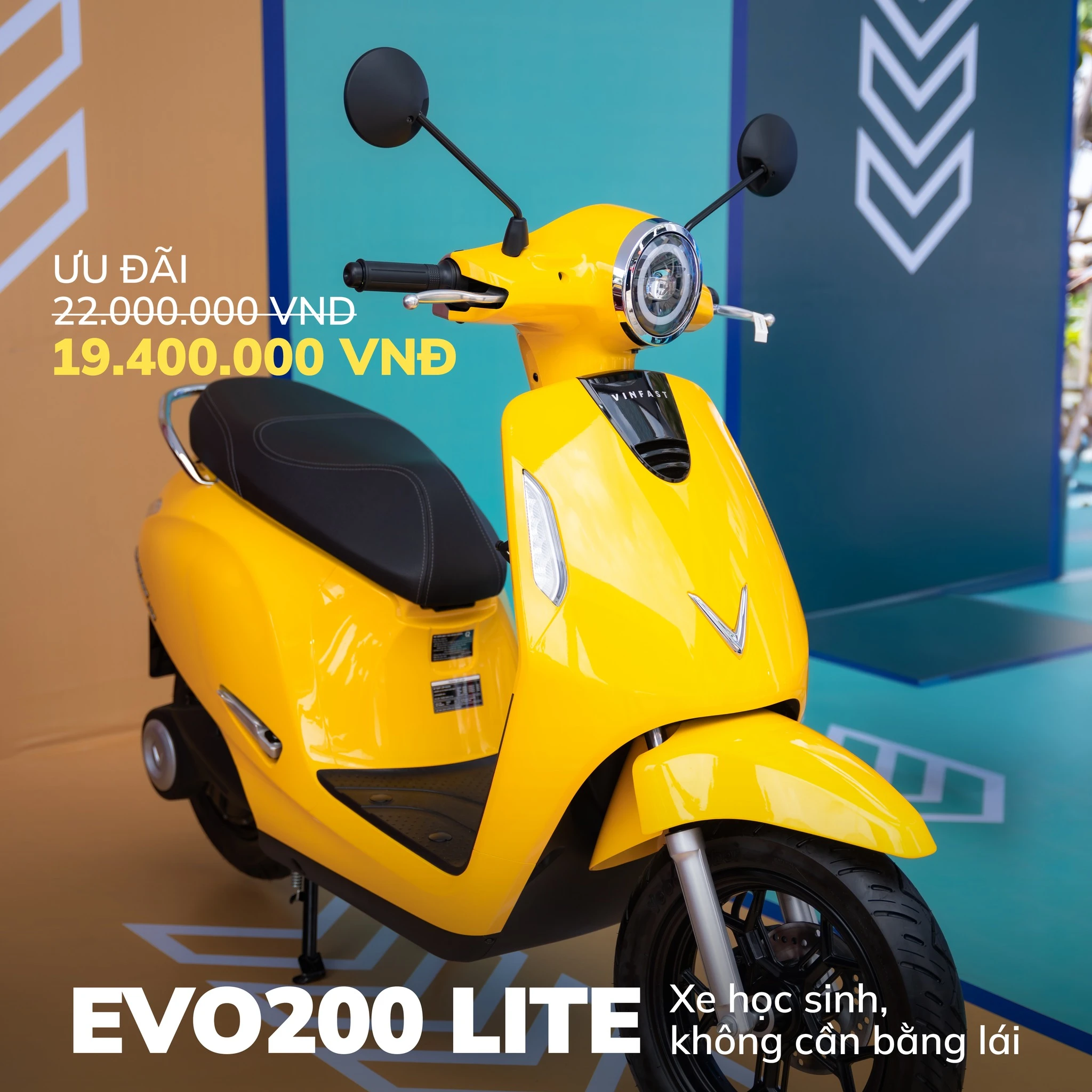 Xe Máy Điện VinFast Evo 200 Lite Kèm Pin - Xe điện Vivu