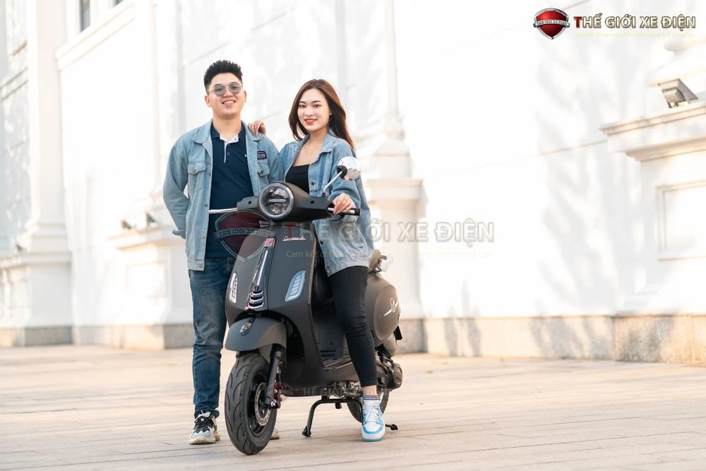 Xe ga 50cc Scooter Victoria Đèn Tròn - Xe điện Vivu