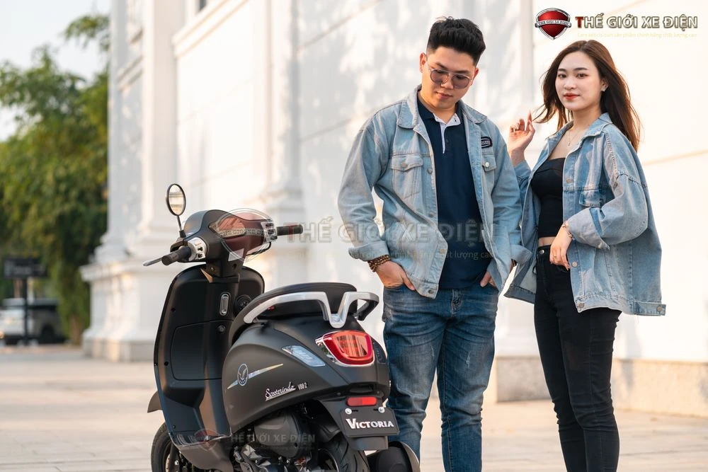 Xe ga 50cc Scooter Victoria Đèn Tròn - Xe điện Vivu