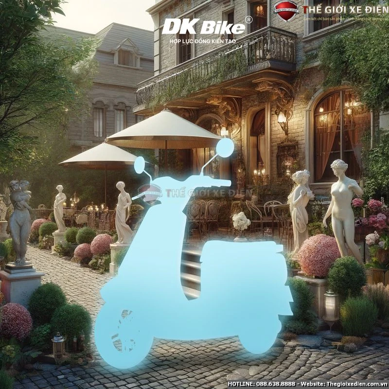 Xe Máy Điện DK Lyva Moda (Chạy: 90km/ lần sạc) - Xe điện Vivu