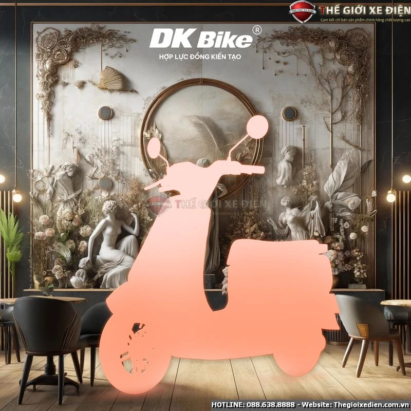 Xe Máy Điện DK Lyva Moda (Chạy: 90km/ lần sạc) - Xe điện Vivu