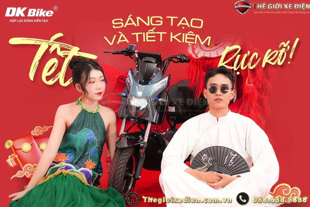 Xe Máy Điện DK Xmen One Đẳng Cấp Số 1 - Xe điện Vivu