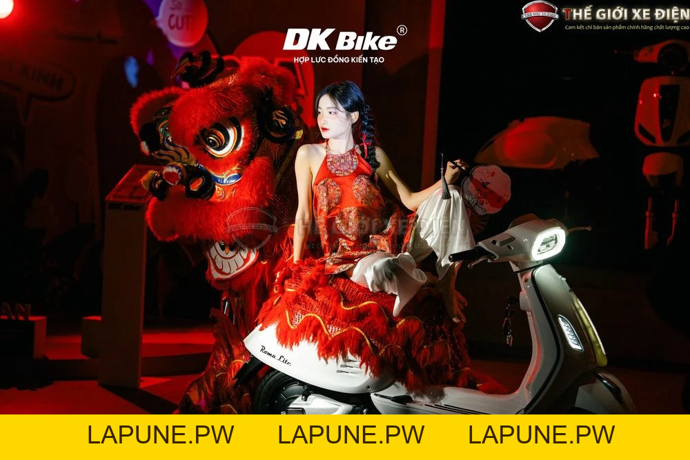 Xe Máy Điện DK Roma Lite Đèn Vuông Mới Nhất - Xe điện Vivu