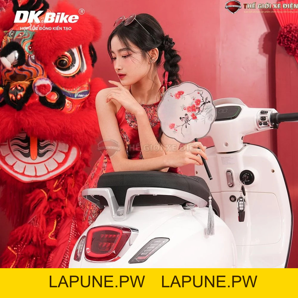 Xe Máy Điện DK Roma Lite Đèn Vuông Mới Nhất - Xe điện Vivu