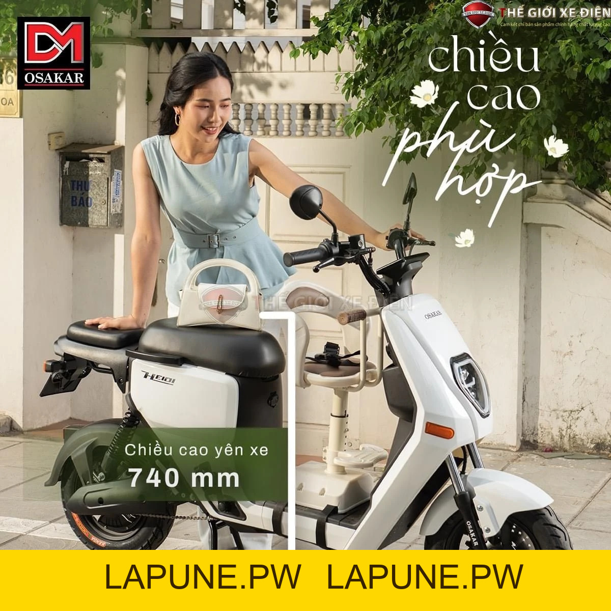 Xe Đạp Điện Osakar Heidi (Đầy Đủ Giấy Tờ) - Xe điện Vivu