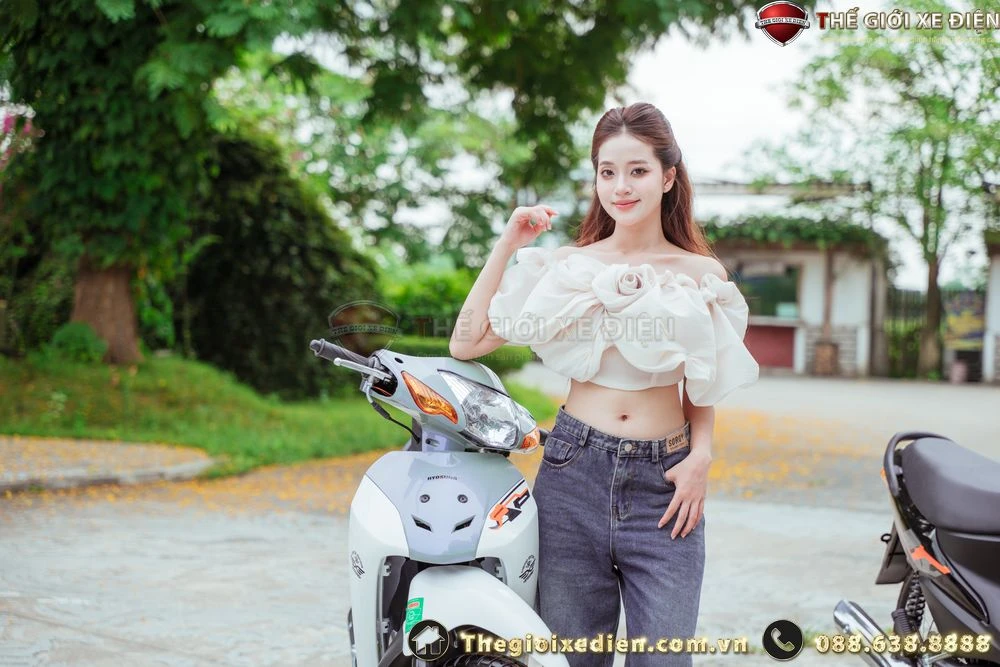 Xe Máy 50cc Wave Hyosung Đời Mới - Xe điện Vivu