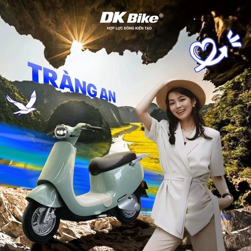 Xe Máy Điện DK Lyva Moda (Chạy: 90km/ lần sạc) - Xe điện Vivu