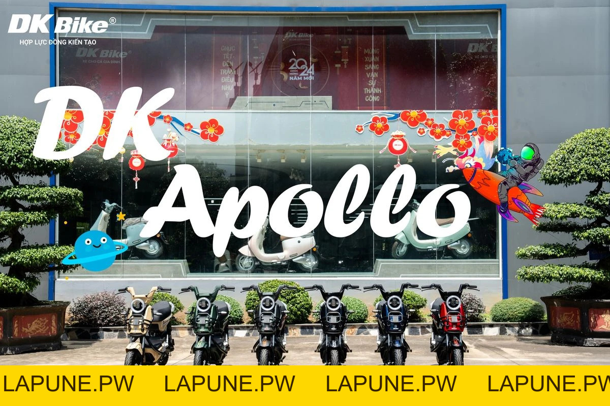Xe Đạp Điện DK Apollo Đủ Giấy Tờ - Xe điện Vivu