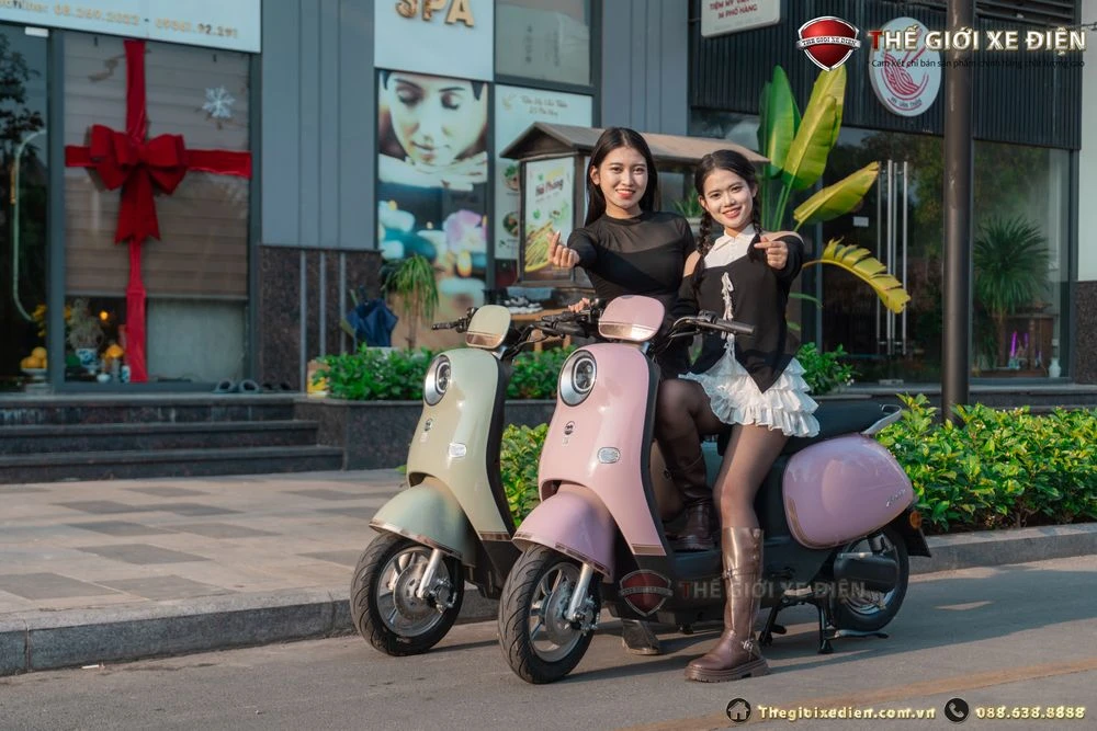 Xe Đạp Điện Dibao Rosa Thế Hệ Mới (Đầy Đủ Giấy Tờ) - Xe điện Vivu