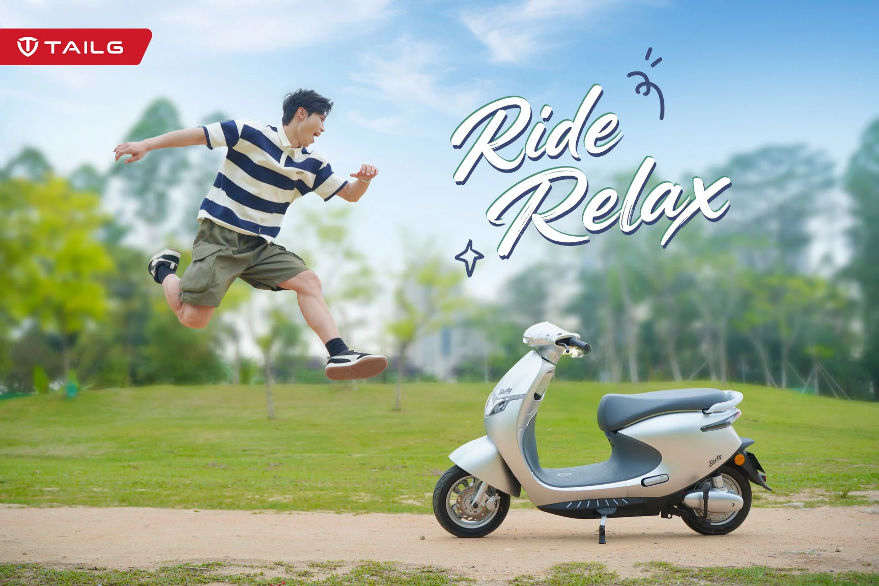 Xe Máy Điện Tailg Venus R53 6 Ắc Quy 23A 100km/1 Lần Sạc - Xe điện Vivu