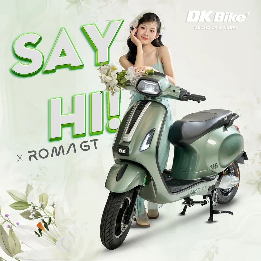Xe Máy Điện DK Bike Roma GT New 2026 - Xe điện Vivu