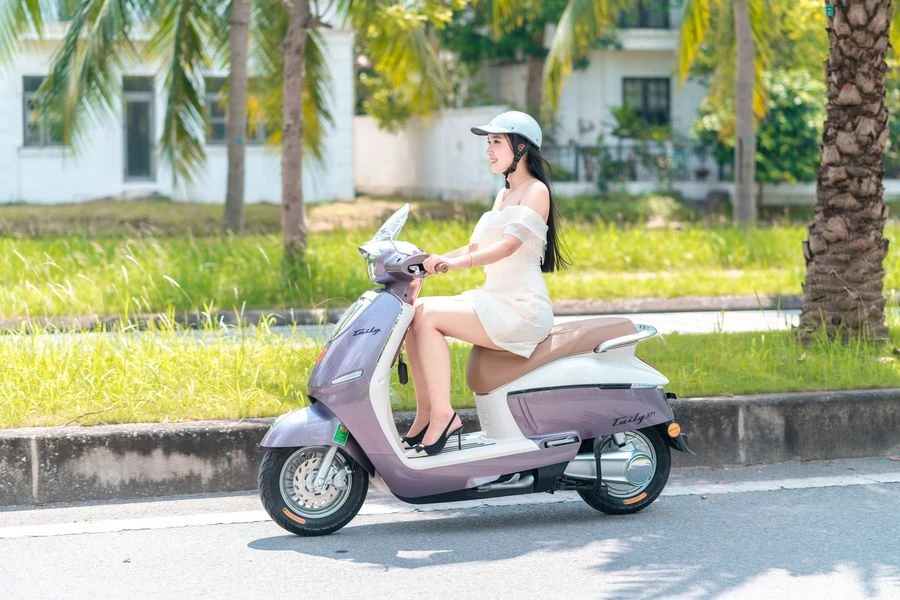 Xe Máy Điện Tailg Queen R71 - 6 Bình 23Ah 100Km/1 Lần Sạc - Xe điện Vivu
