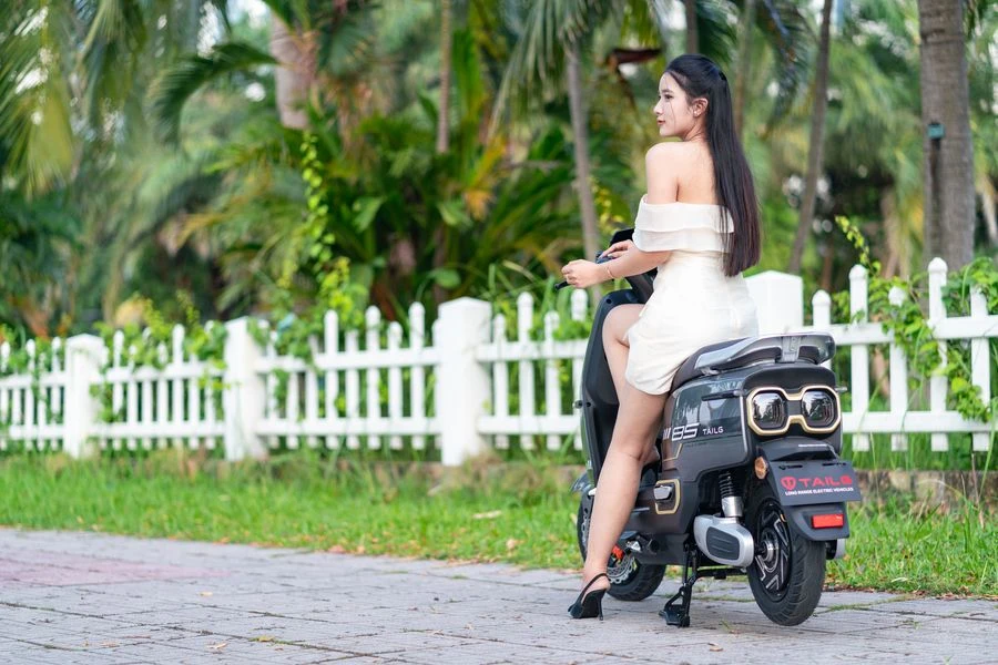 Xe Máy Điện Tailg Power F52 6 bình 22.3Ah 100km/1 Lần Sạc - Xe điện Vivu