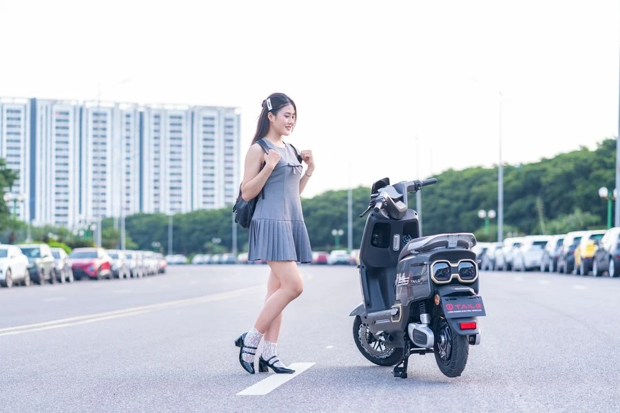 Xe Máy Điện Tailg Power F52 6 bình 22.3Ah 100km/1 Lần Sạc - Xe điện Vivu