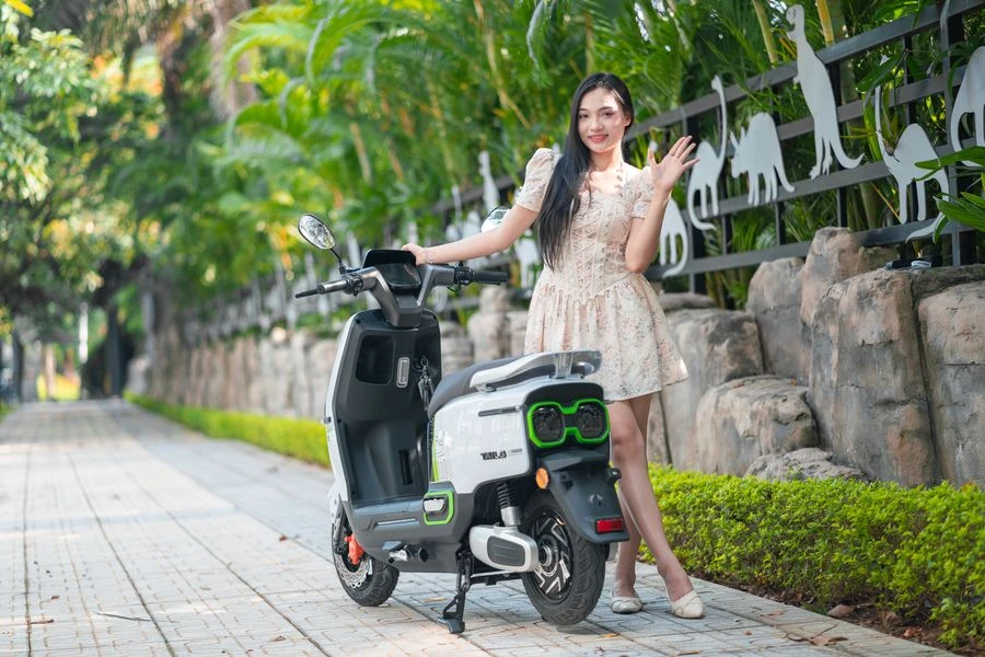 Xe Máy Điện Tailg Power F52 6 bình 22.3Ah 100km/1 Lần Sạc - Xe điện Vivu