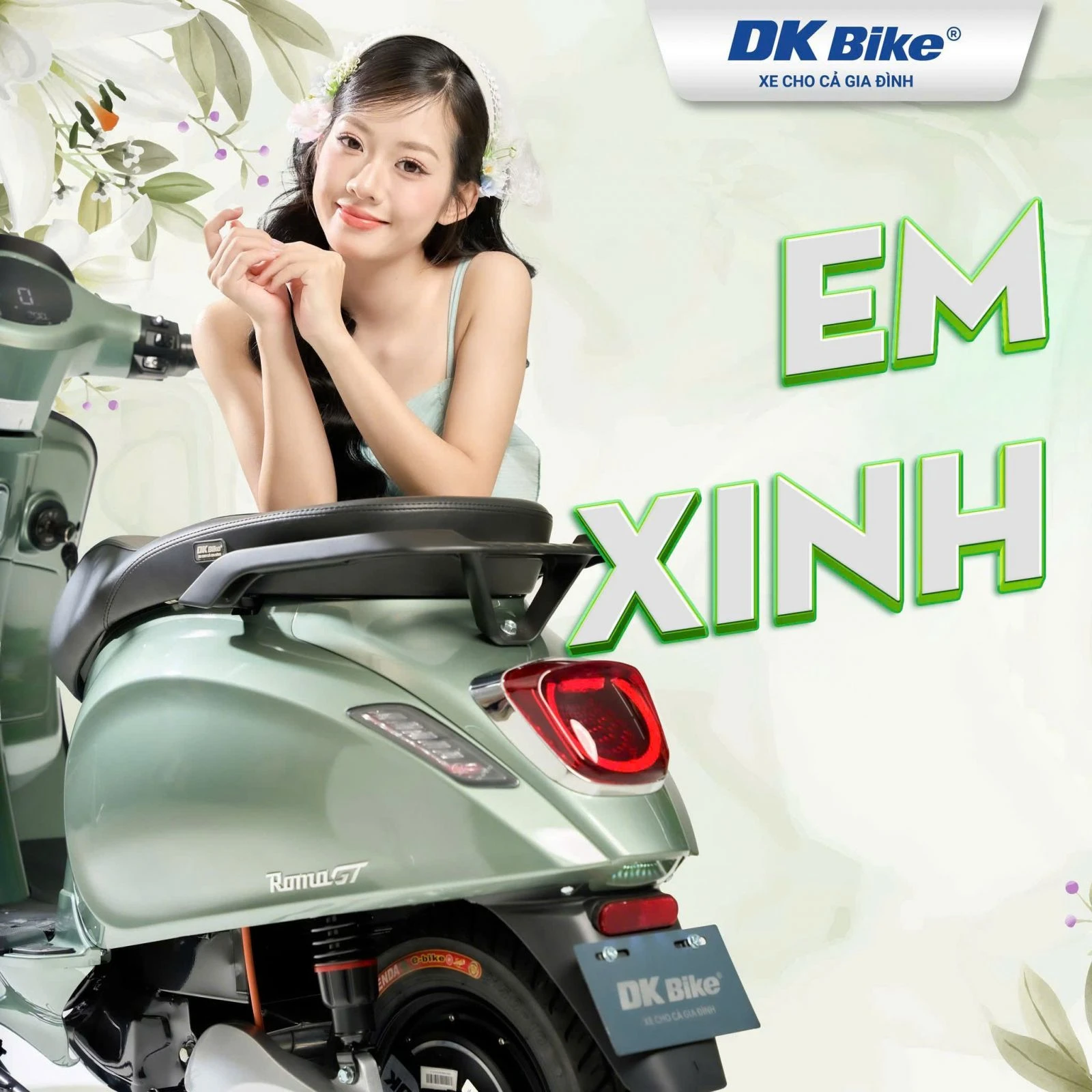 Xe Máy Điện DK Bike Roma GT New 2026 - Xe điện Vivu