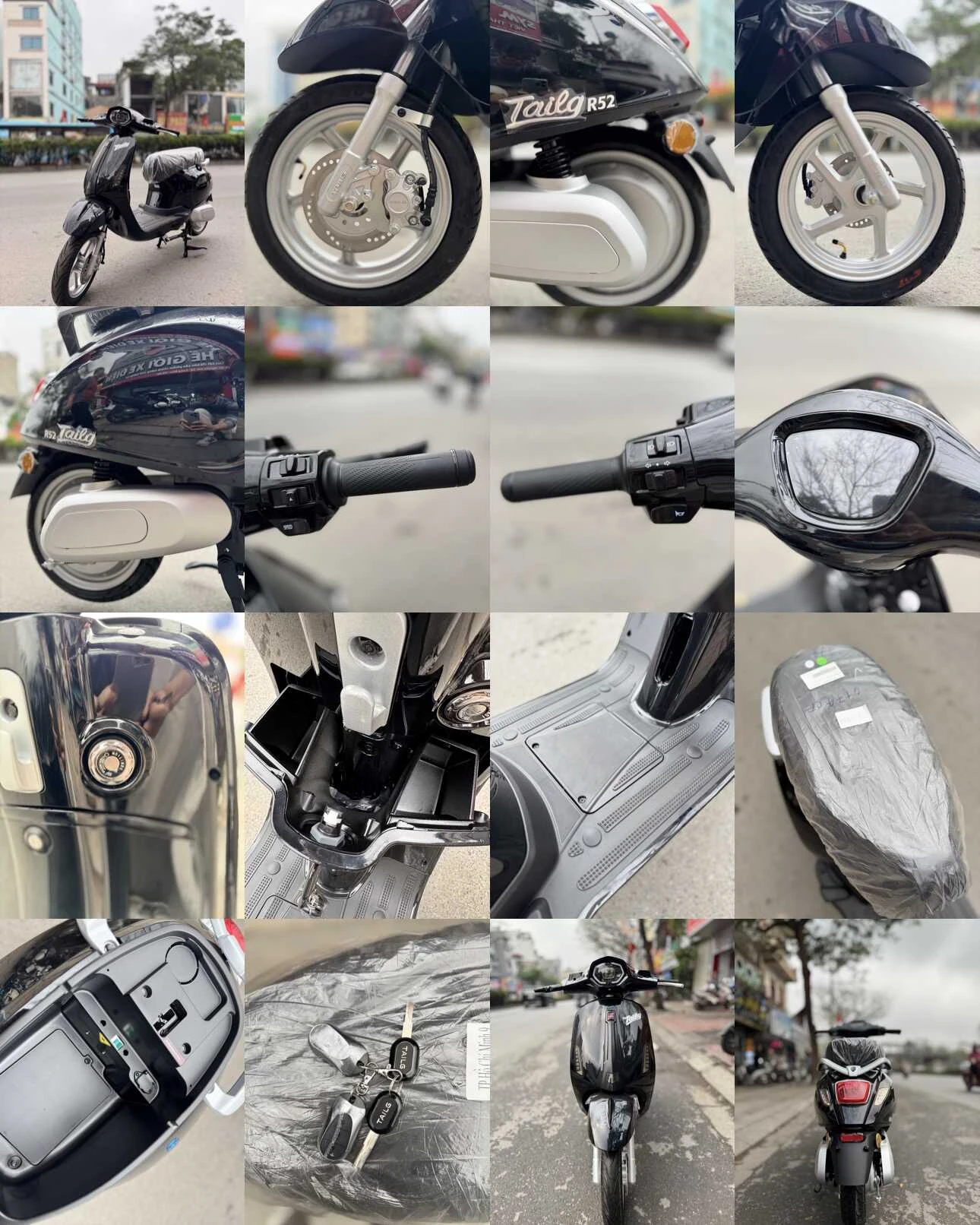 Xe Máy Điện Tailg Vera R52 80Km/1 Lần Sạc - Xe điện Vivu