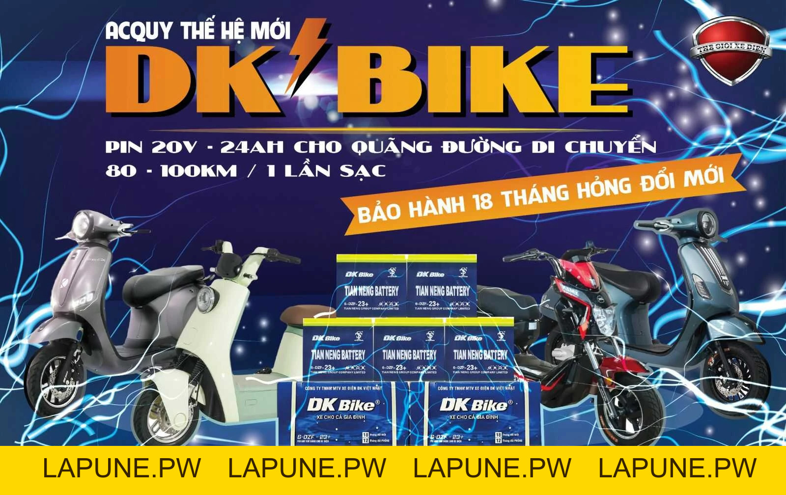 Xe Máy Điện DK Roma Lite Đèn Vuông Mới Nhất - Xe điện Vivu