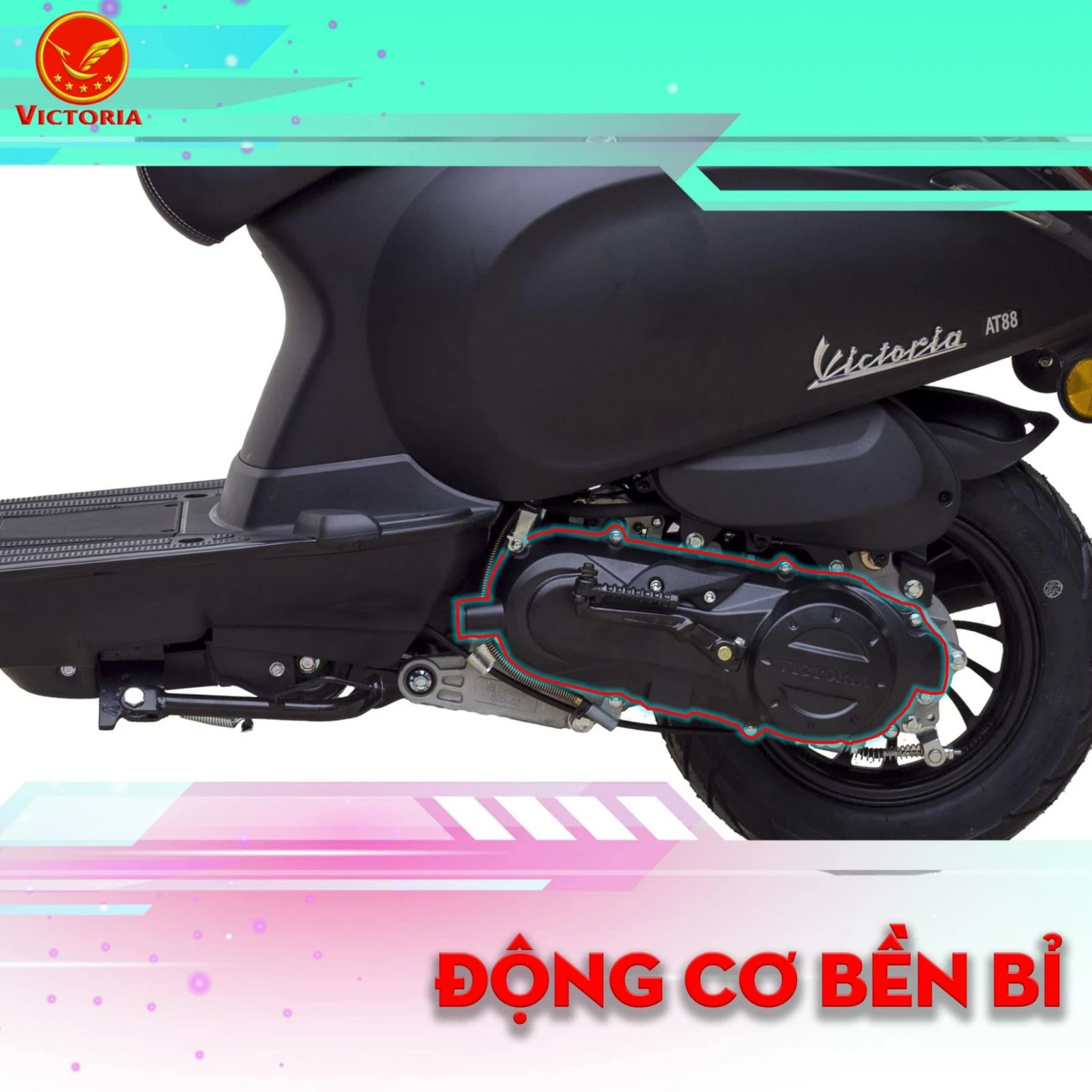 Xe ga 50cc Scooter Victoria Đèn Tròn - Xe điện Vivu